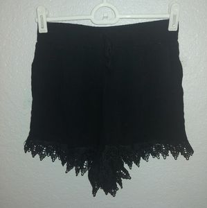 Black shorts